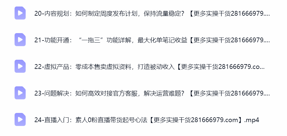 小红书选品与货源挖掘实操配图，轻资产副业互联网项目分享
